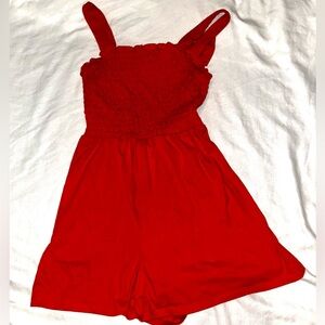 Thereabouts Red Romper Size M Good Condition